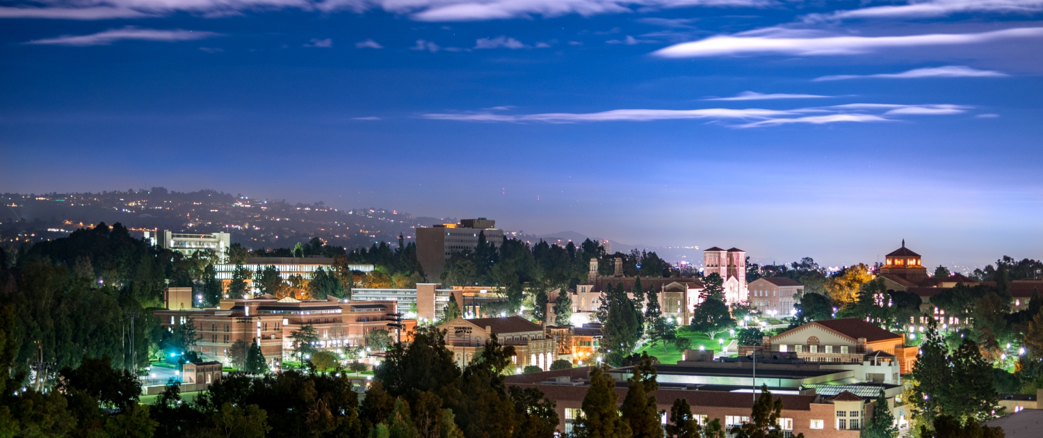 ucla campus at night