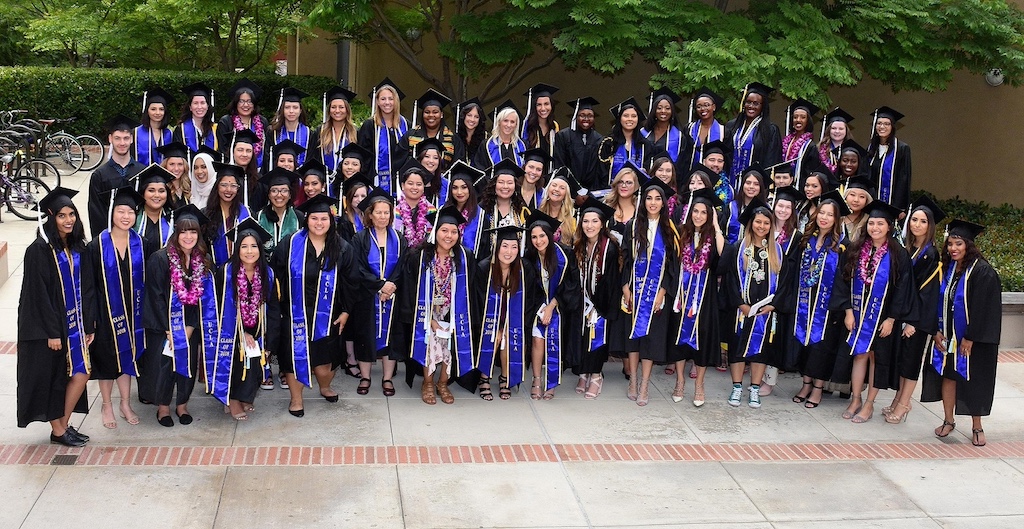 UCLA Gender Studies students at graduation