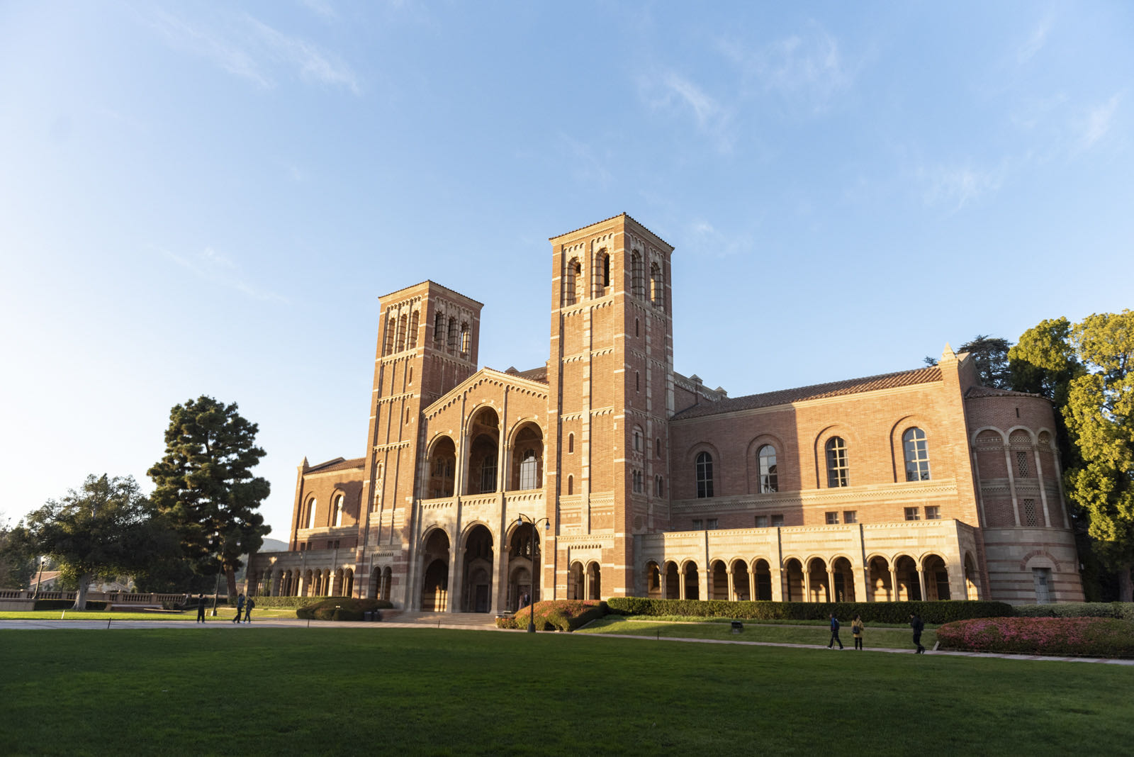 Royce Hall during golden hours