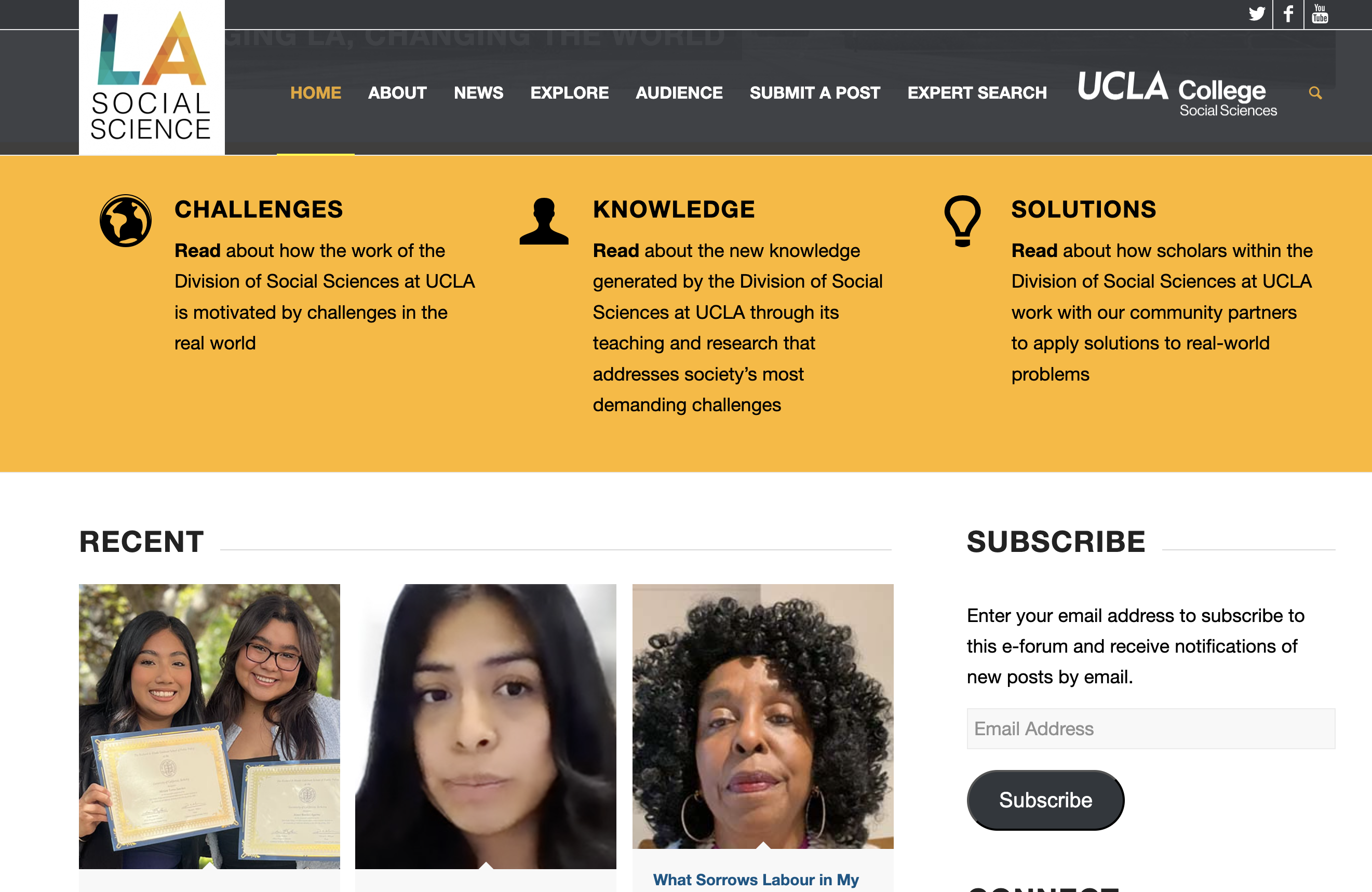 LA Social Science website