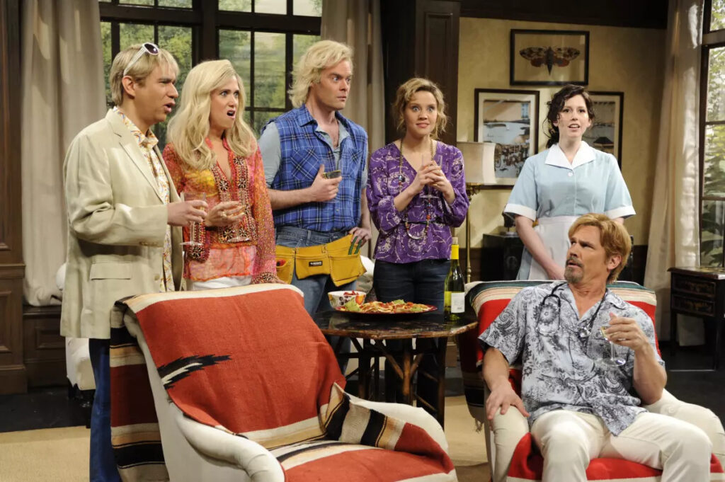 A still from SNL’s “The Californians” sketch on April 14, 2012. (NBC)